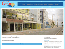 Tablet Screenshot of pousadabomar.com.br